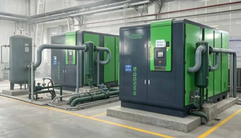 Caso de modernização para economia de energia: Compressores de ar de parafuso de 355 kW ajudam uma empresa de zinco a obter cerca de 30% de economia de energia