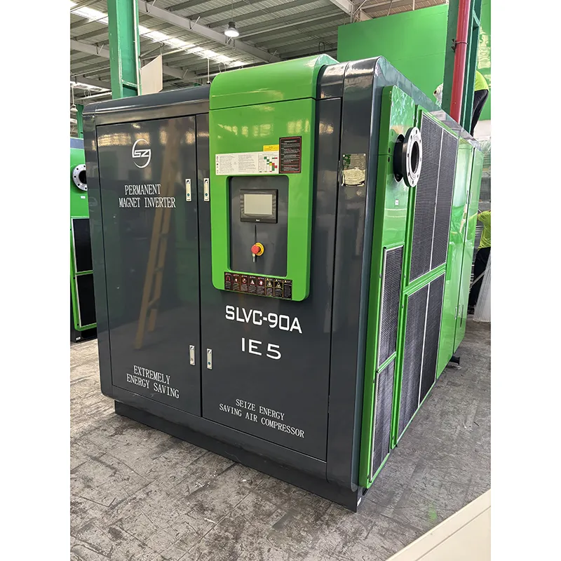 Compressor de ar de parafuso de estágio único de baixa pressão PM VSD de 3 barras