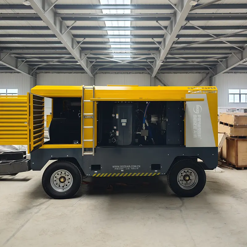Compressor de ar portátil elétrico para minas